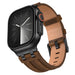 Apple Watch Ultra Solid Leather Strap (Bronze brown)