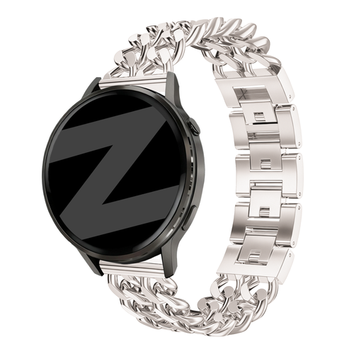 Bandz Coros Apex - 42mm Metal Strap 'Double Chains' (Starlight)
