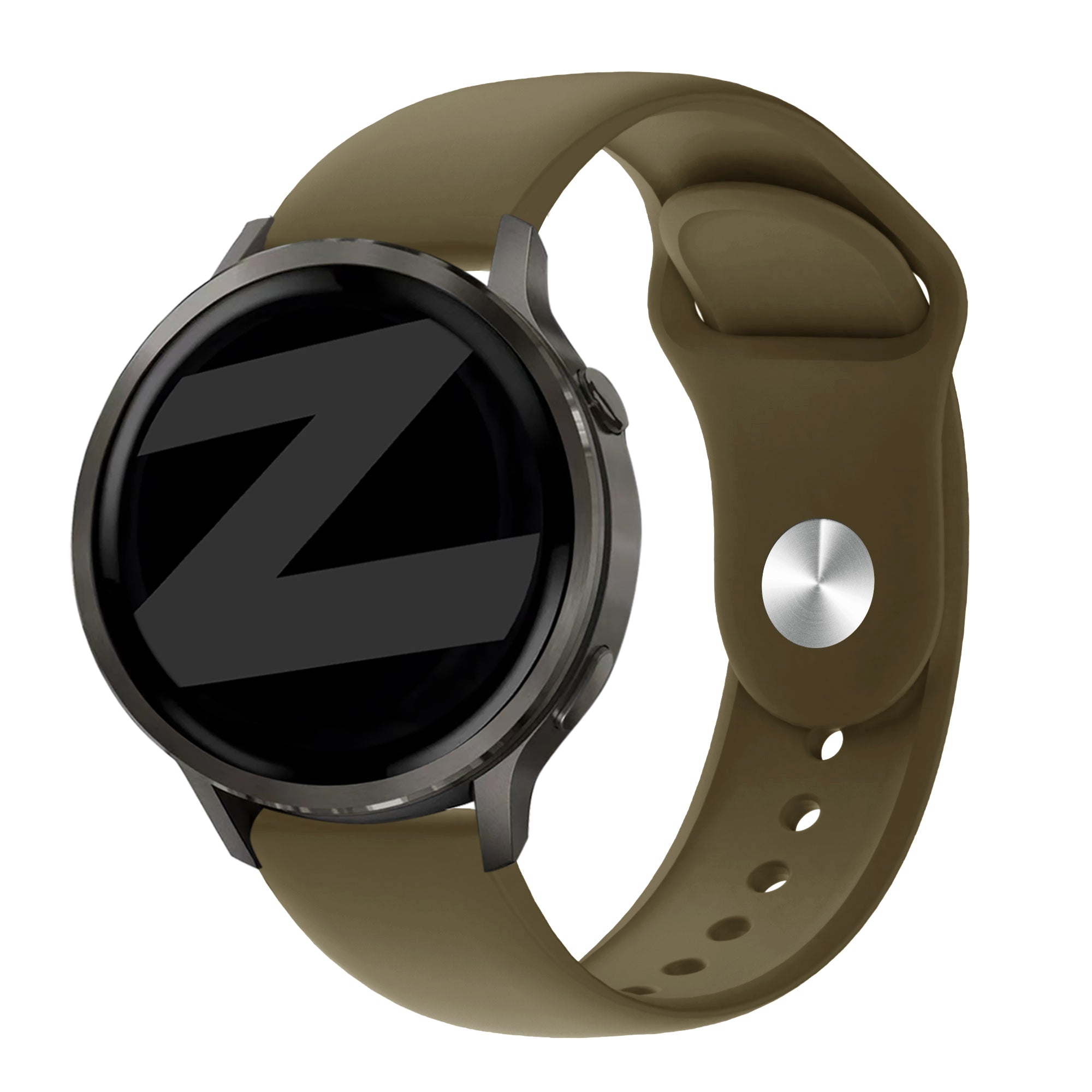 Bandz Garmin Forerunner 265 Sport Strap 'Deluxe' (Olive)