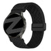Bandz Xiaomi Amazfit GTS Vintage Nylon Strap (Black)