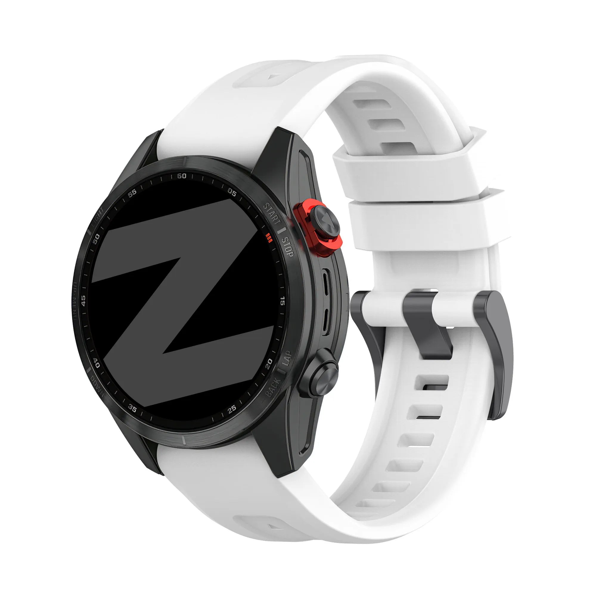Bandz Garmin Descent Mk3(i) - 43mm Silicone Strap 'Classic' (White)