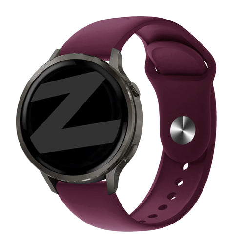 Bandz Garmin Forerunner 255s Sport Strap 'Deluxe' (Wine Red)