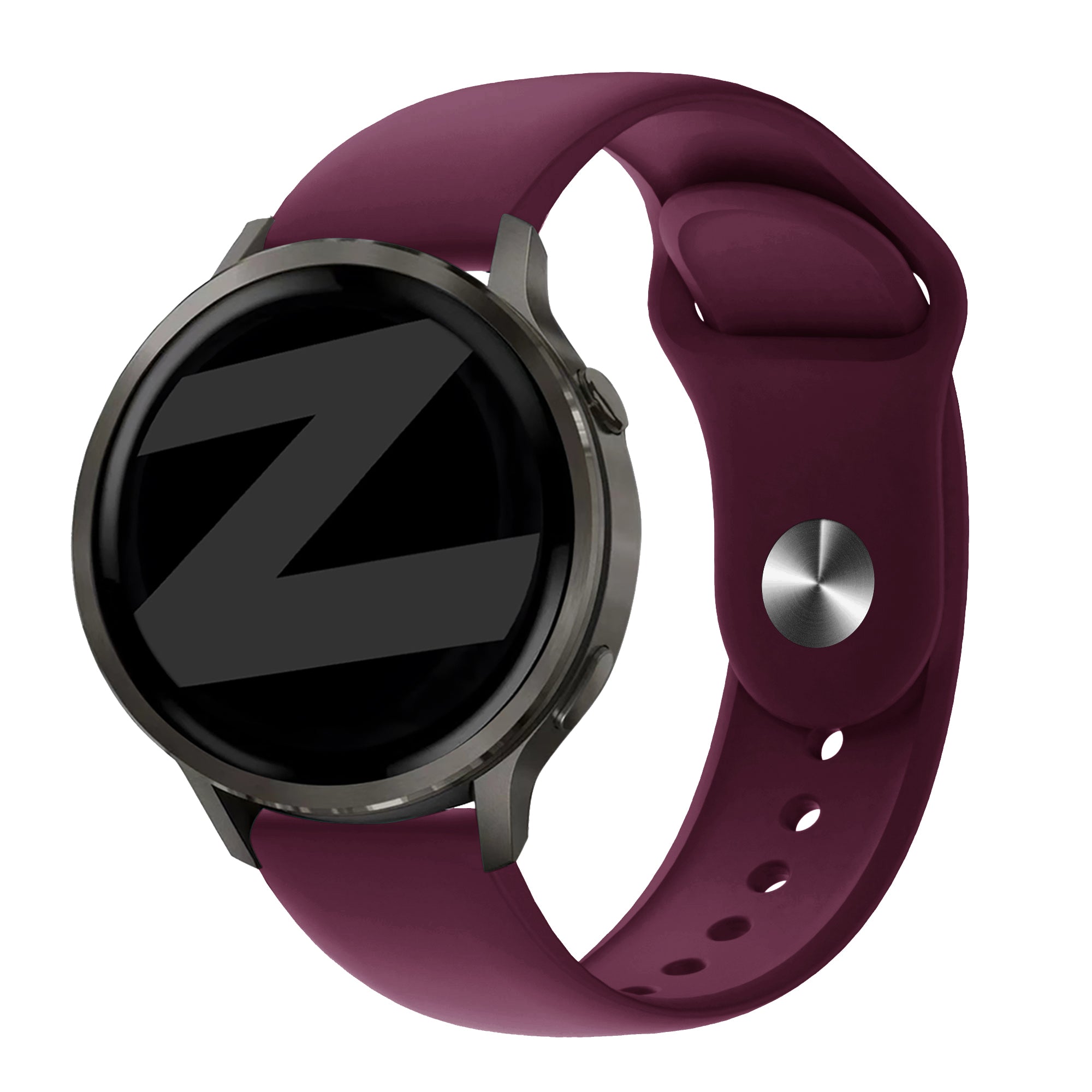 Bandz Garmin Forerunner 255s Sport Strap 'Deluxe' (Wine Red)