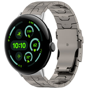 Google Pixel Watch 5 - 45mm Iron' Titanium Strap (Titanium)