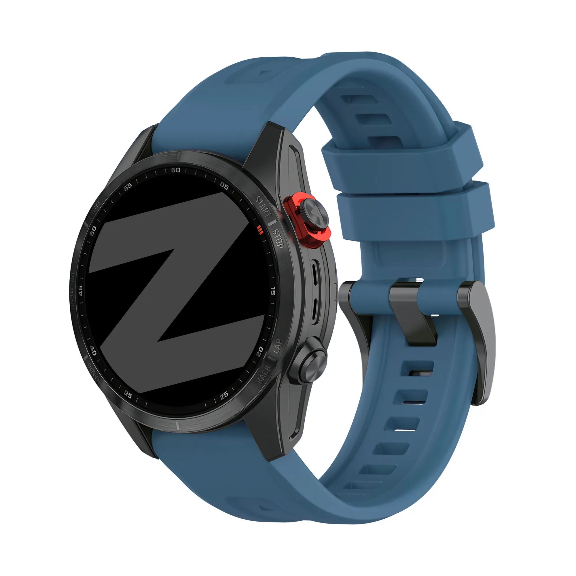 Bandz Garmin Descent Mk3(i) - 43mm Silicone Strap 'Classic' (Rock Green)