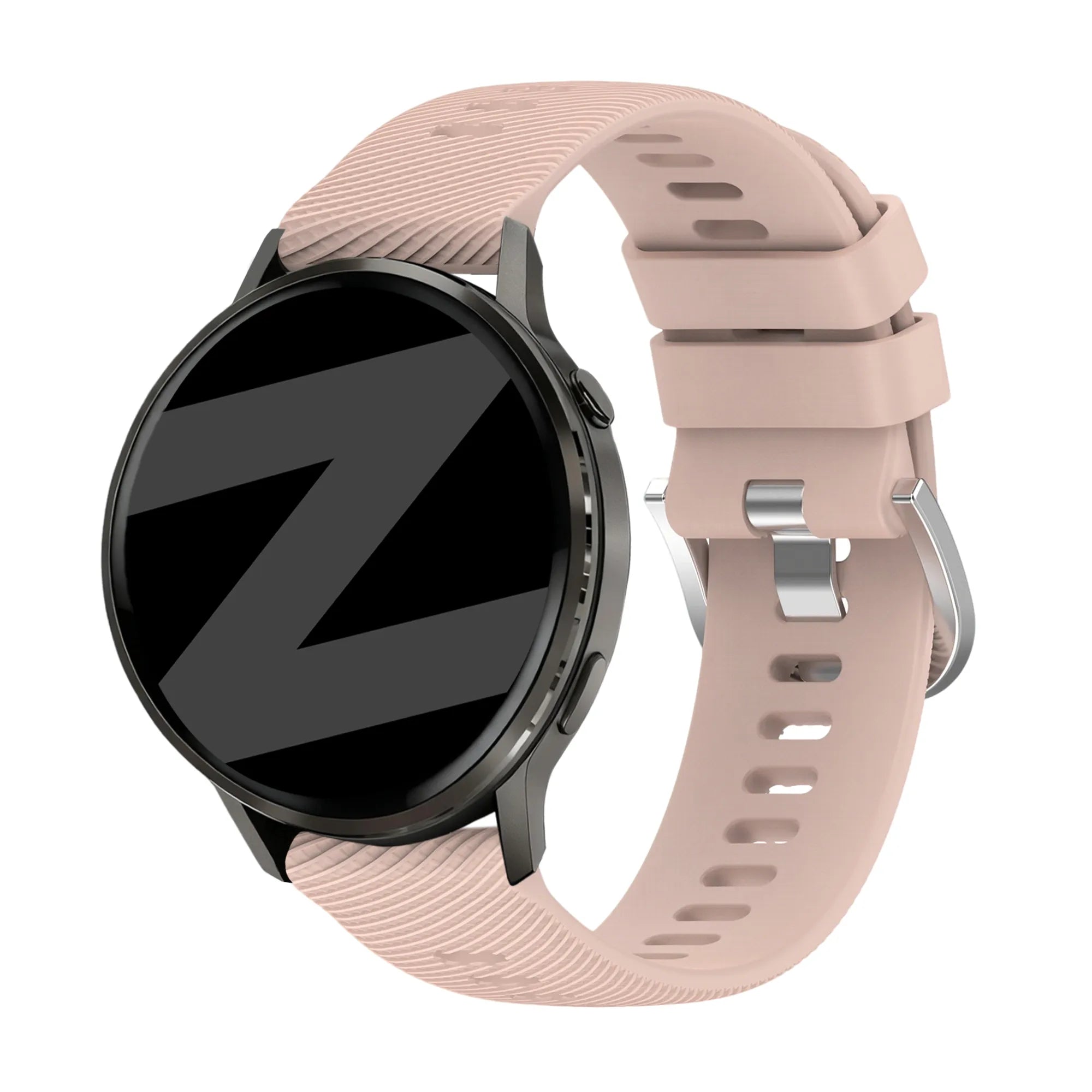 Bandz Garmin Forerunner 255s Silicone Strap 'Deluxe' (Light Pink)