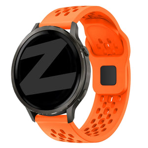 Bandz Garmin Forerunner 265 Silicone Strap 'Air' (Orange)