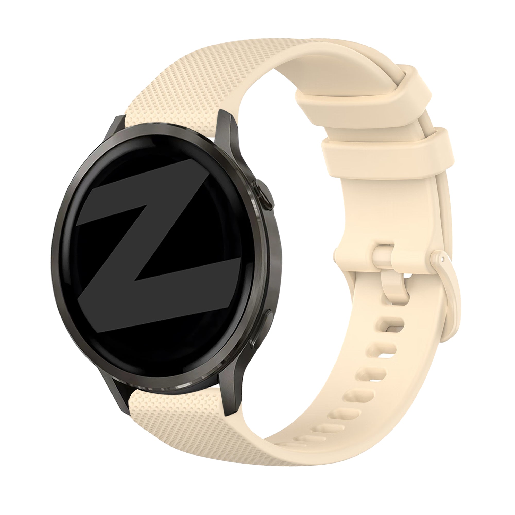Bandz Garmin Venu 2 Plus Silicone Strap 'Premium' (Beige)