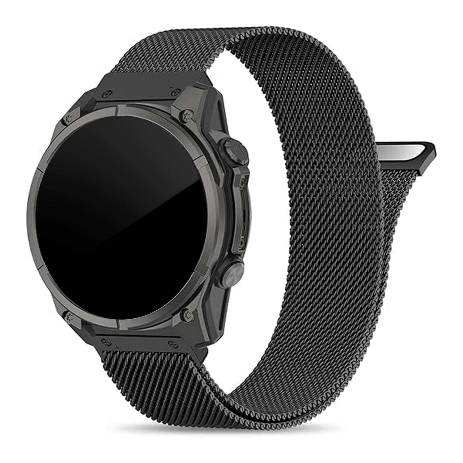 Garmin Fenix 5x / 6x Premium Milanese Strap (Black)