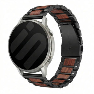 Garmin Forerunner 265 Wooden / Steel Strap (Black)