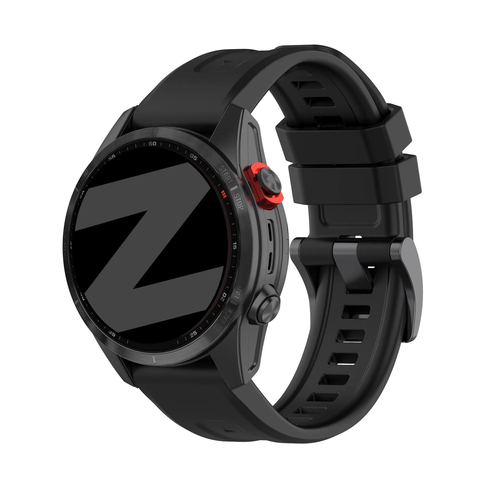 Bandz Garmin Fenix 7x Silicone Strap 'Classic' (Black)