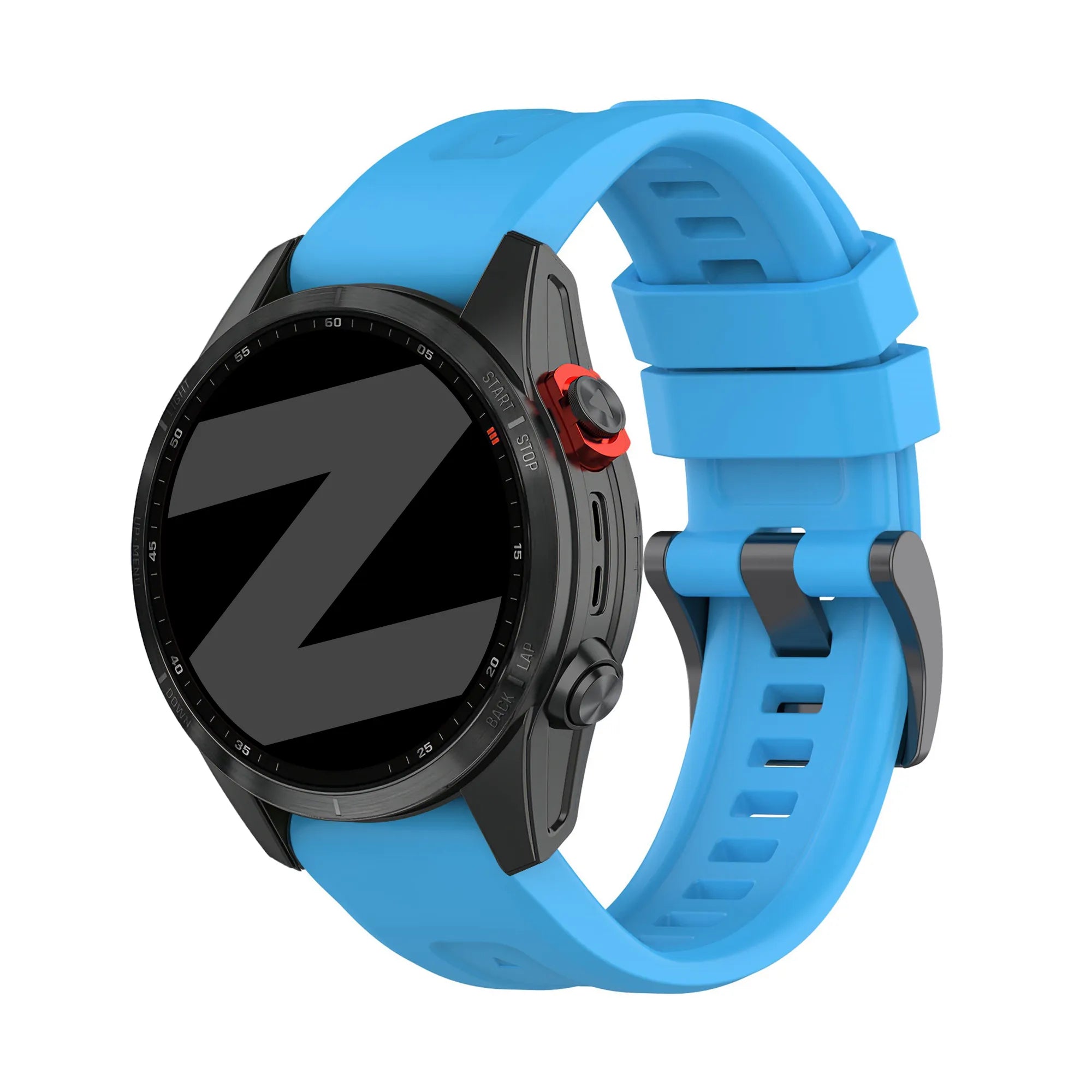 Bandz Garmin Descent Mk1 Silicone Strap 'Classic' (Sky Blue)