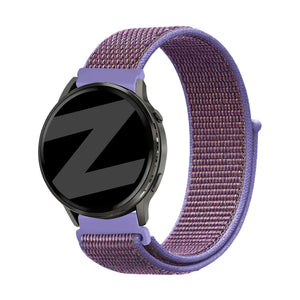 Bandz Garmin Forerunner 265s Nylon Loop Strap (Lilac)