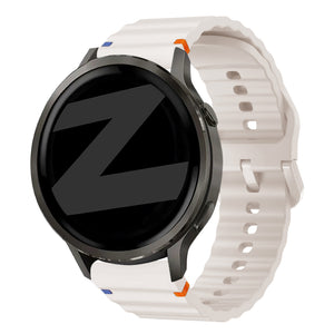 Bandz Garmin Vivoactive 3 Silicone Strap 'Wave' (Starlight)