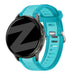 Bandz Garmin Forerunner 570 - 42mm Dual Buckled Sport Strap (Aqua)