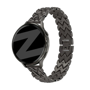 Bandz Huawei Watch GT 5 - 41mm Metal Strap 'V-Type' (Black)