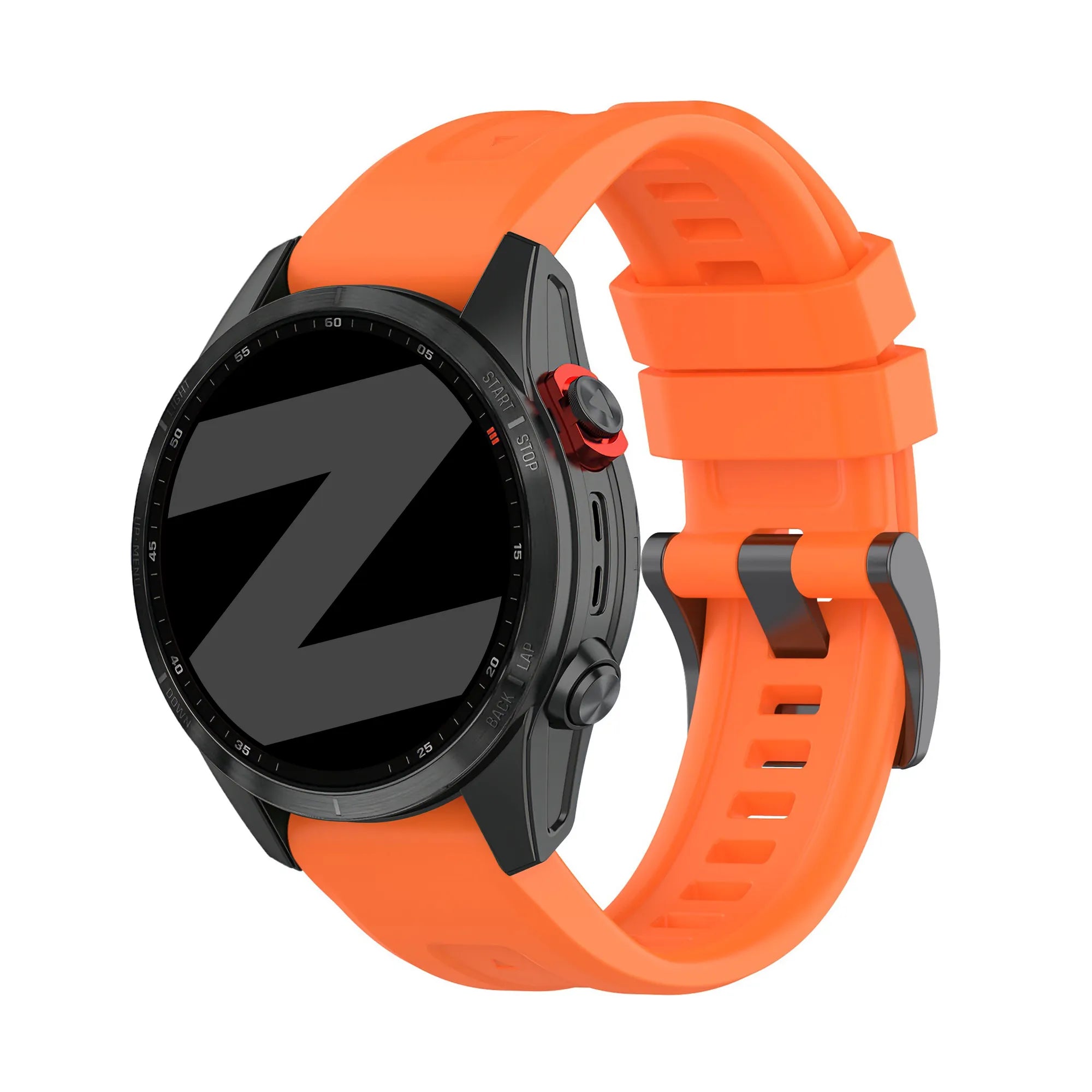 Bandz Garmin Descent Mk3(i) - 43mm Silicone Strap 'Classic' (Orange)