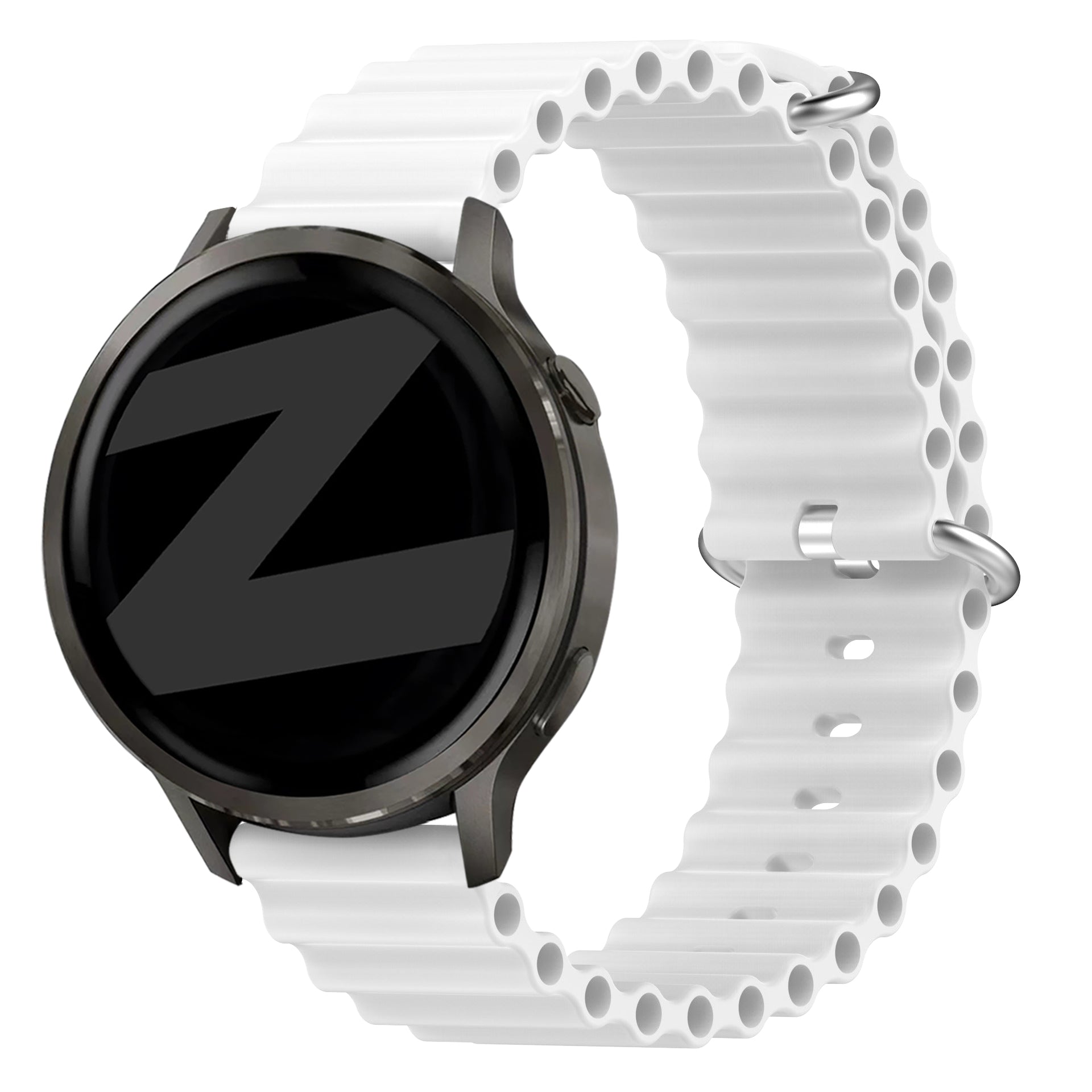 Bandz Garmin Forerunner 245 Ocean Strap 'Classic' (White)