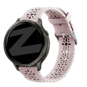 Bandz Garmin Vivomove 3 Silicone Strap 'Lace' (Pink)