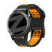 Bandz Garmin Forerunner 970 Buckled Sport Strap (Black/Orange)
