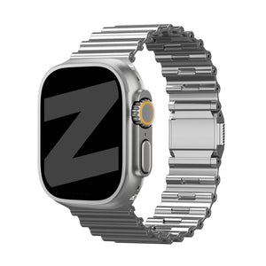 Bandz Apple Watch Premium Steel Strap 'Ocean' (Titanium)