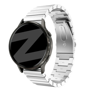 Bandz Garmin Forerunner 570 - 47mm Steel Strap 'One Bead' (Silver)