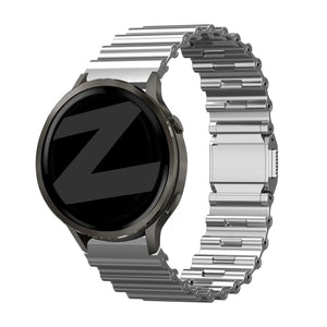 Bandz Garmin Forerunner 255 Premium Steel Strap 'Ocean' (Titanium)