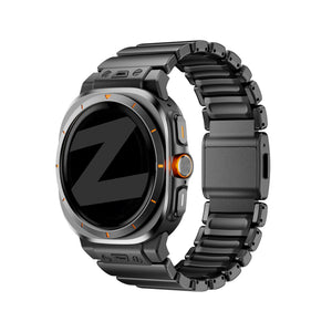 Bandz Samsung Galaxy Watch Ultra Titanium Strap 'Hybrid' (Black)