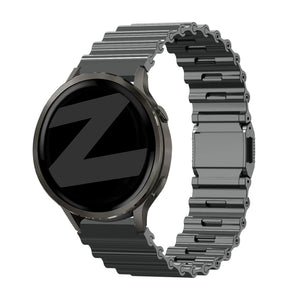 Bandz Xiaomi Watch S3 Premium Steel Strap 'Ocean' (Titanium Grey)