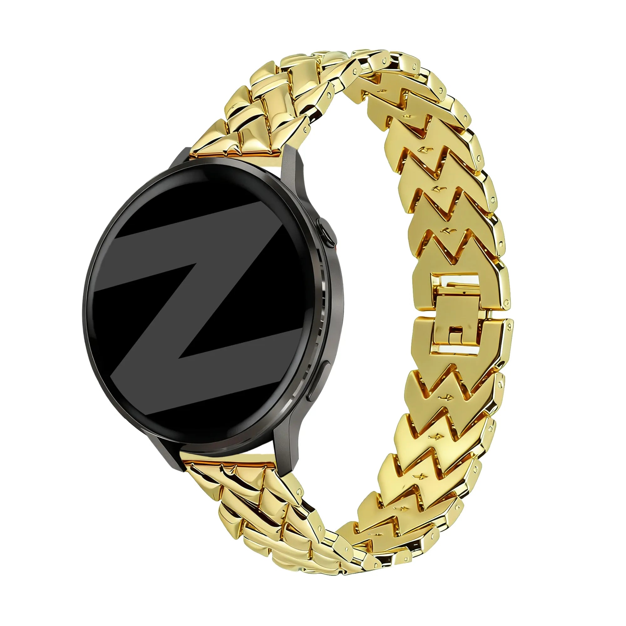 Bandz Huawei Watch GT 5 - 41mm Metal Strap 'V-Type' (Gold)