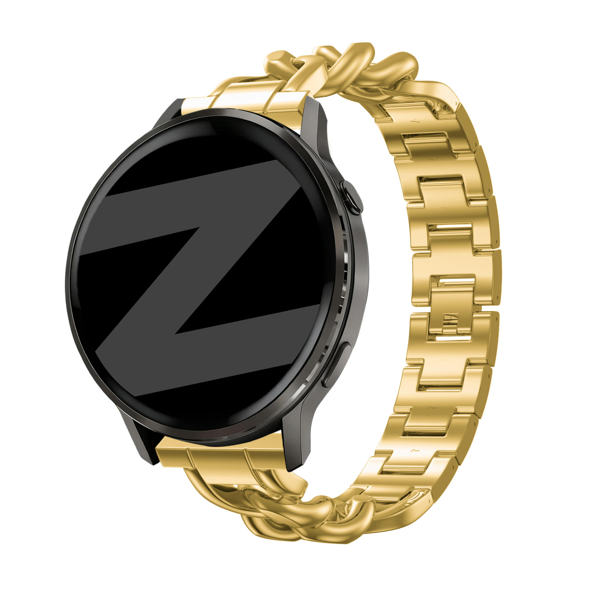 Bandz Withings Steel HR - 36mm Metal Strap 'Chains' (Gold)