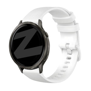 Bandz Garmin Forerunner 265 Silicone Strap 'Premium' (White)