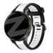 Bandz Garmin Forerunner 570 - 42mm Dual Buckled Sport Strap (Black/White)
