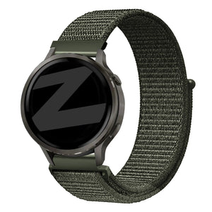 Bandz Garmin Venu 2s Nylon Loop Strap (Dark Green)