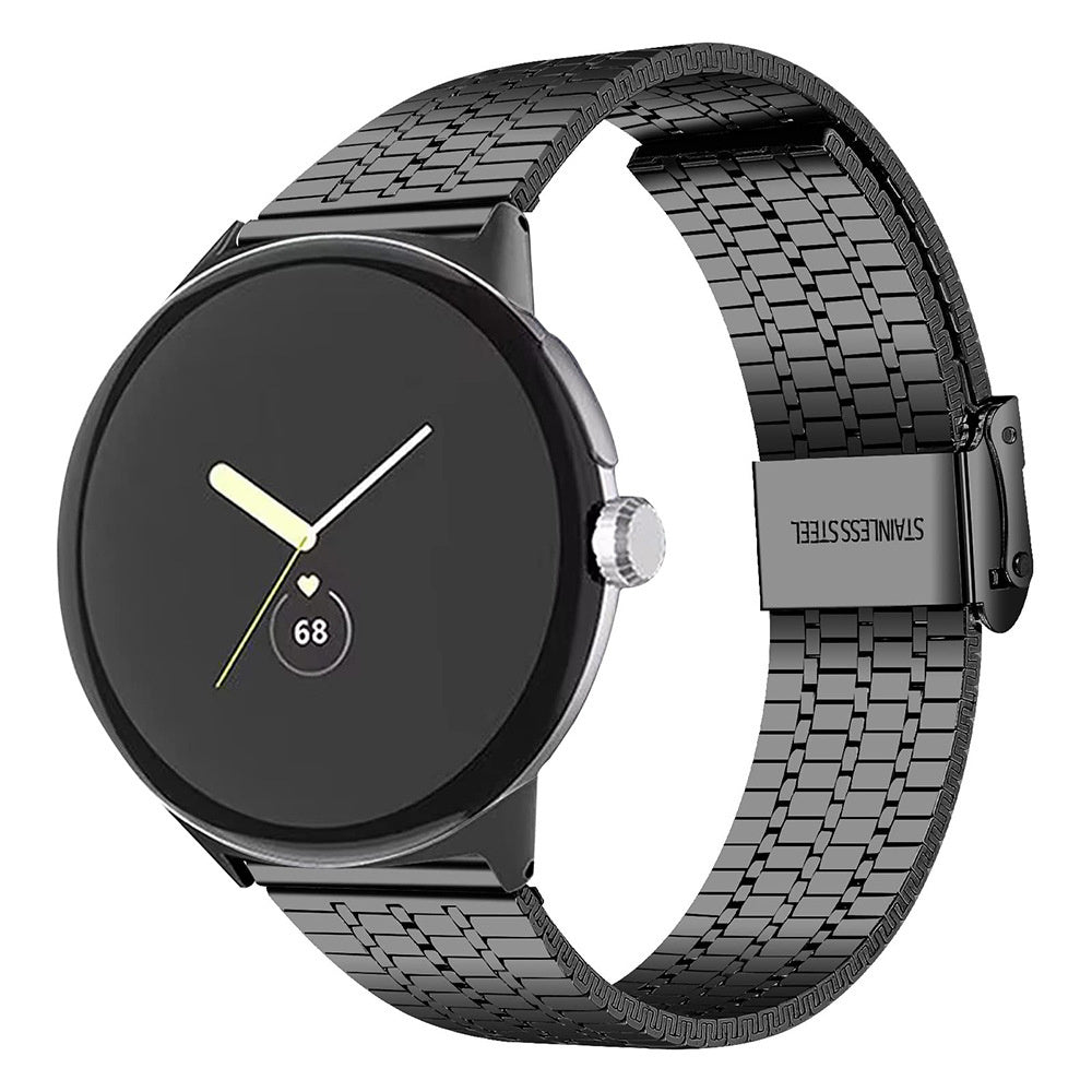 Google Pixel Watch 5 - 45mm Fine Steel Strap (Black)