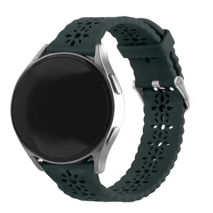 Coros Pace 2 Patterned Silicone Strap (Viridian)
