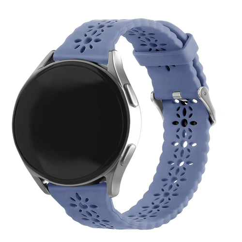 Amazfit Active Patterned Silicone Strap (Lavender Grey)