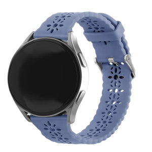 Coros Apex 2 Patterned Silicone Strap (Lavender Grey)