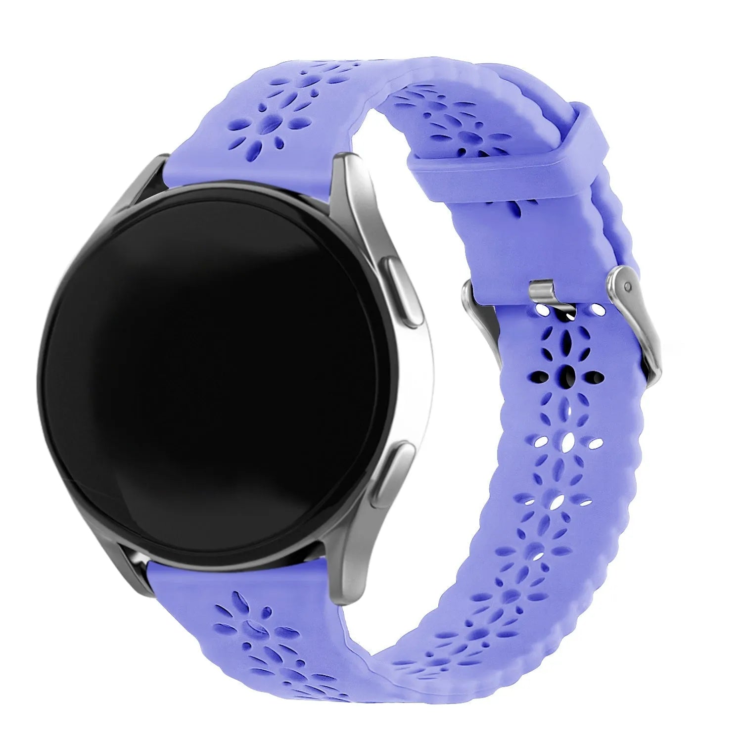 Coros Pace 2 Patterned Silicone Strap (Lilac)
