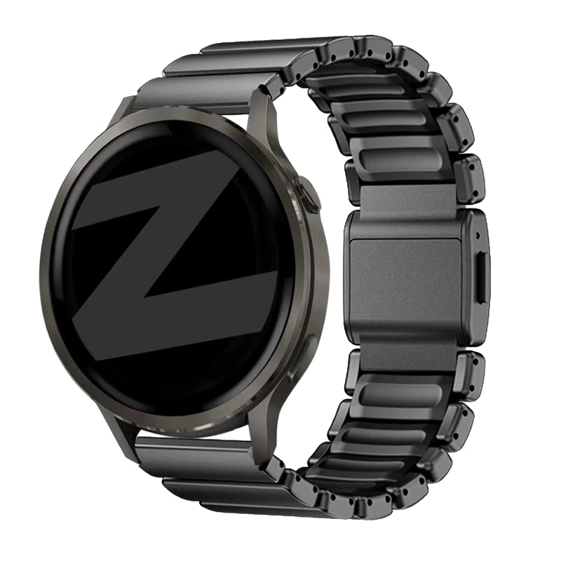 titanium strap fossil gen black metal strap