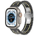 Apple Watch Ultra Ceramic Steel Strap (Black/Gold)