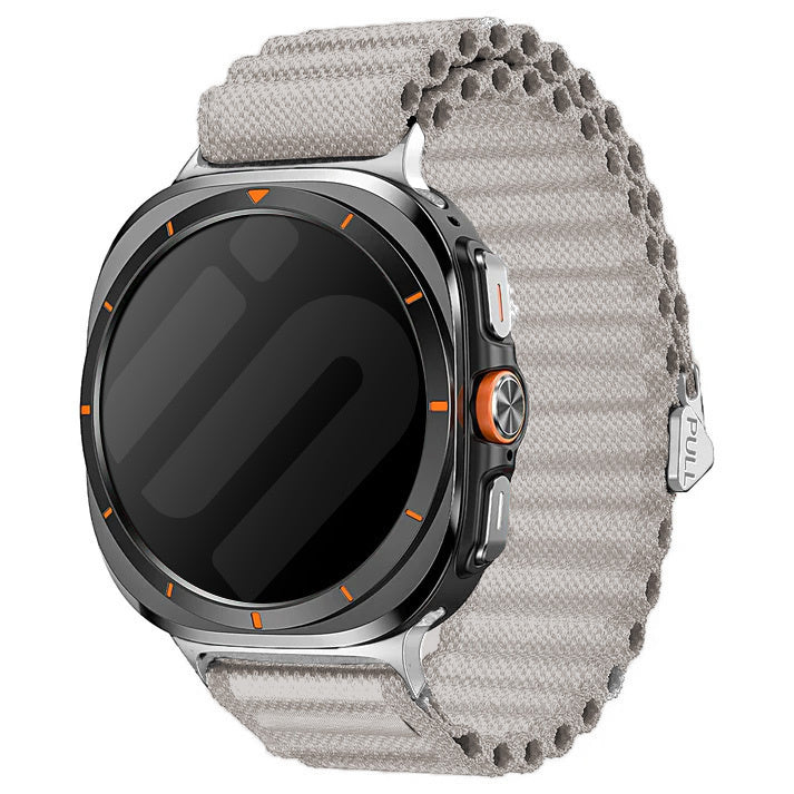 Samsung Galaxy Watch Ultra 2 Outdoor Nylon Strap (White)