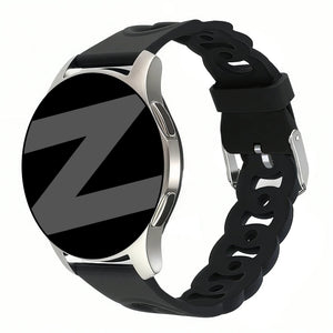 Bandz Withings ScanWatch Nova Silicone Strap 'Chains' (Black)