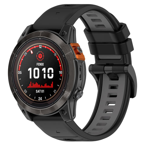 Garmin MARQ Sport Buckle Strap (Black/Grey)
