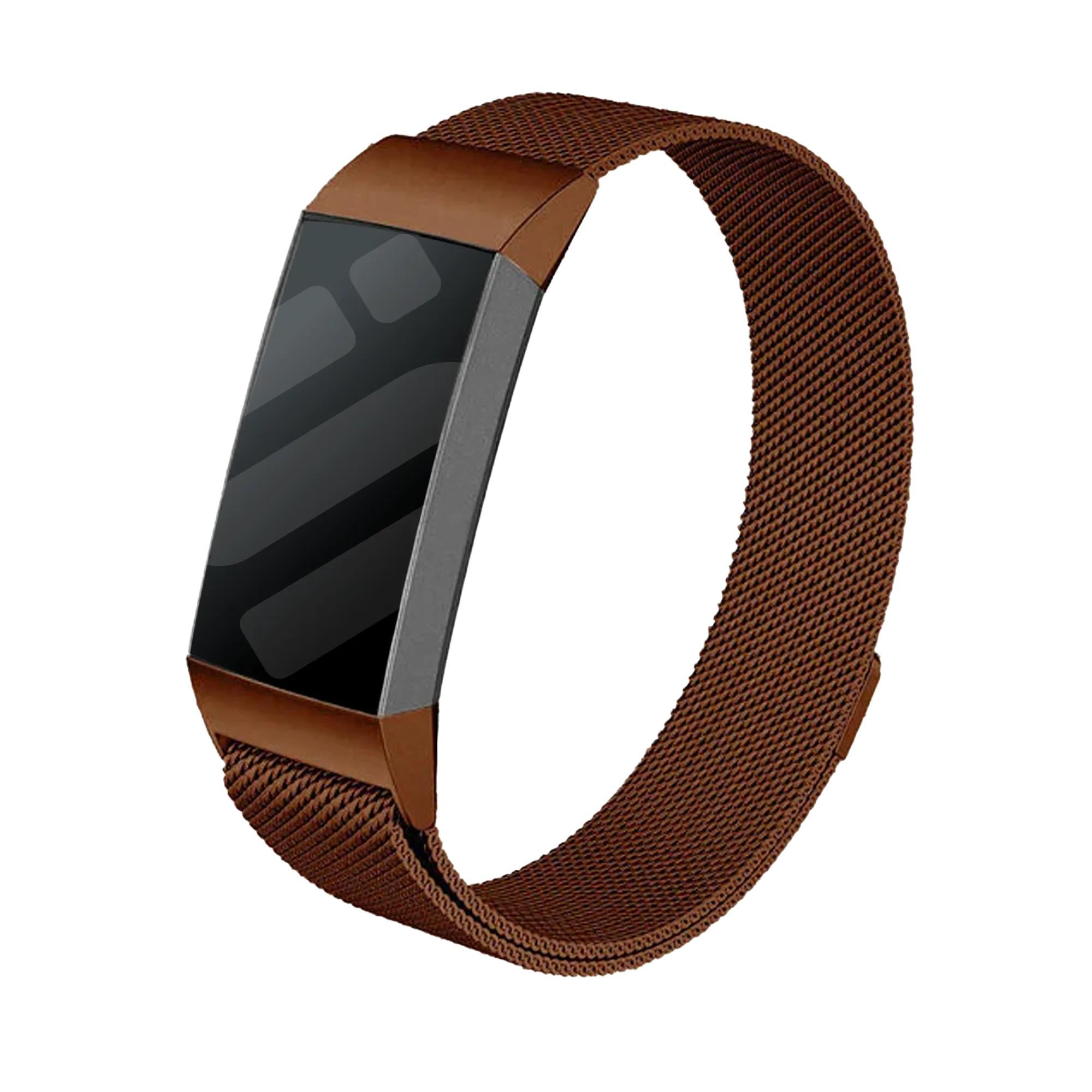 Fitbit Charge 3 Milanese Strap (Brown)