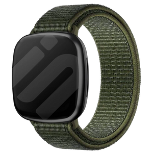 Fitbit Versa 3 Nylon Strap (Green)