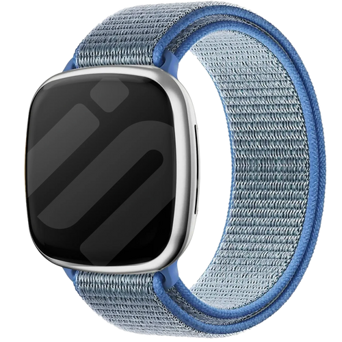Fitbit Versa 3 Nylon Strap (Light Blue)