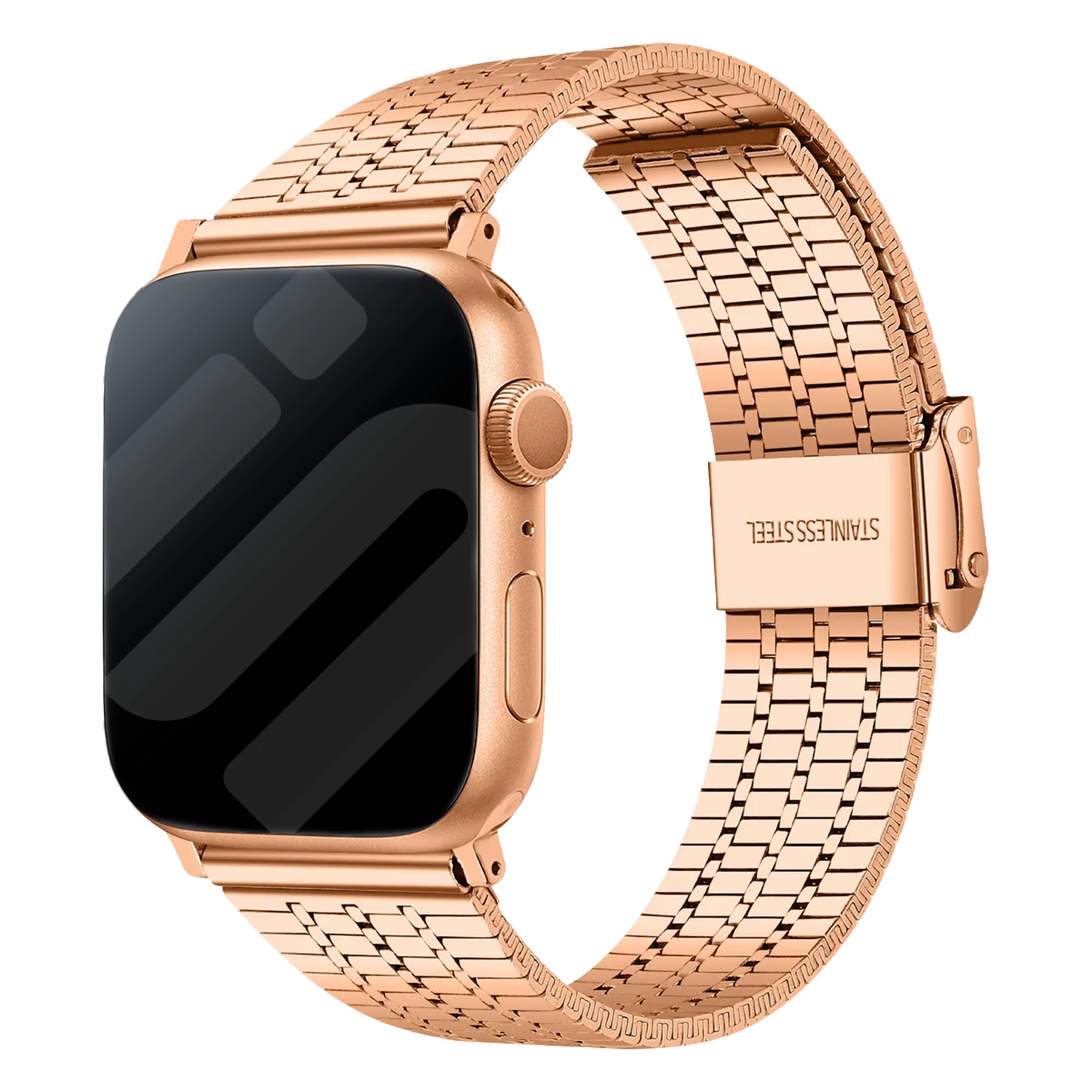 Apple Watch Fine Steel Strap (Rose Gold)