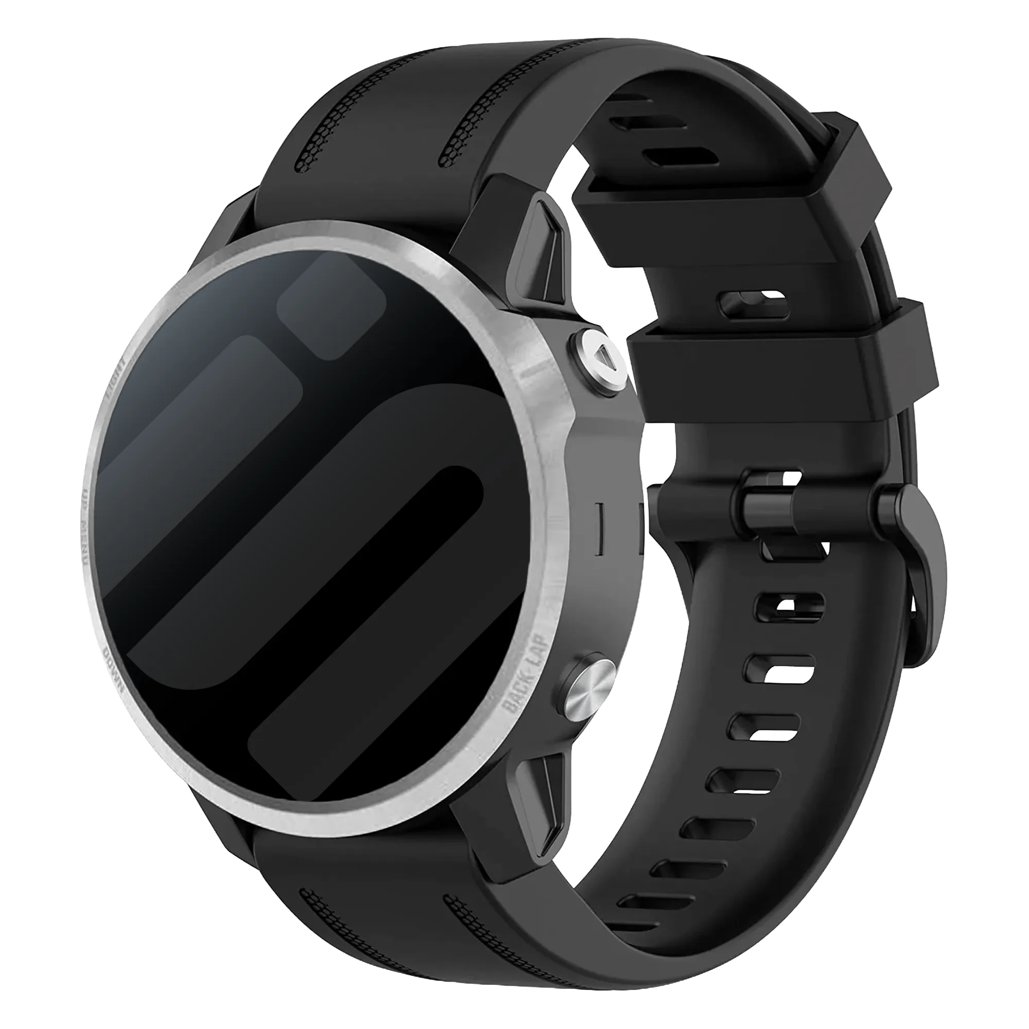 Garmin Descent Mk3(i) - 43mm Silicone Strap (Black)