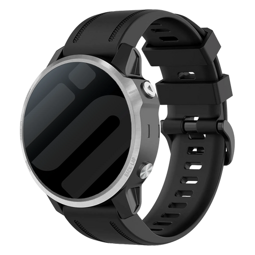 Garmin Fenix 8 - 43mm Silicone Strap (Black)